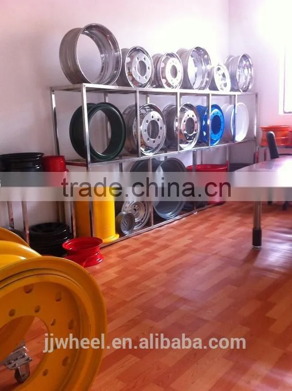 4.00-9 Forklift Steel Wheel of 3-pcs