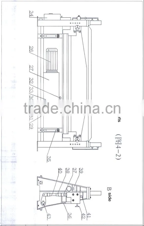 HYDRAULIC FOLDING MACHINE