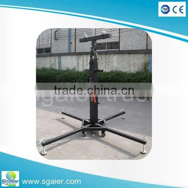 Sgaier 2016 heavy duty 2m~6m line array lifting crank stand tower wholesale