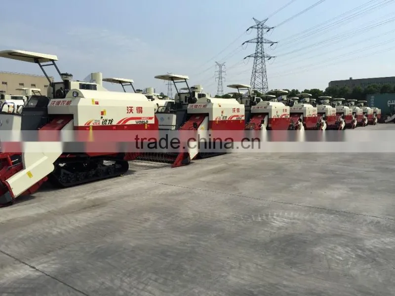 4LZ-4.0E 88HP Rotary Auger small mini rice combine harvester
