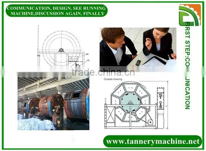 supply leather material Overloading Wooden drum for Soaking/Liming/Tanning