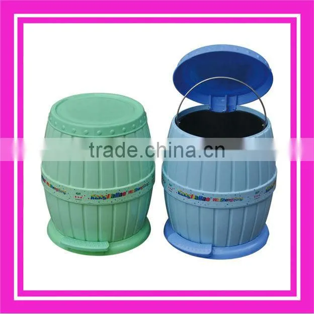 garbage can and plastic waste container and waste bin
