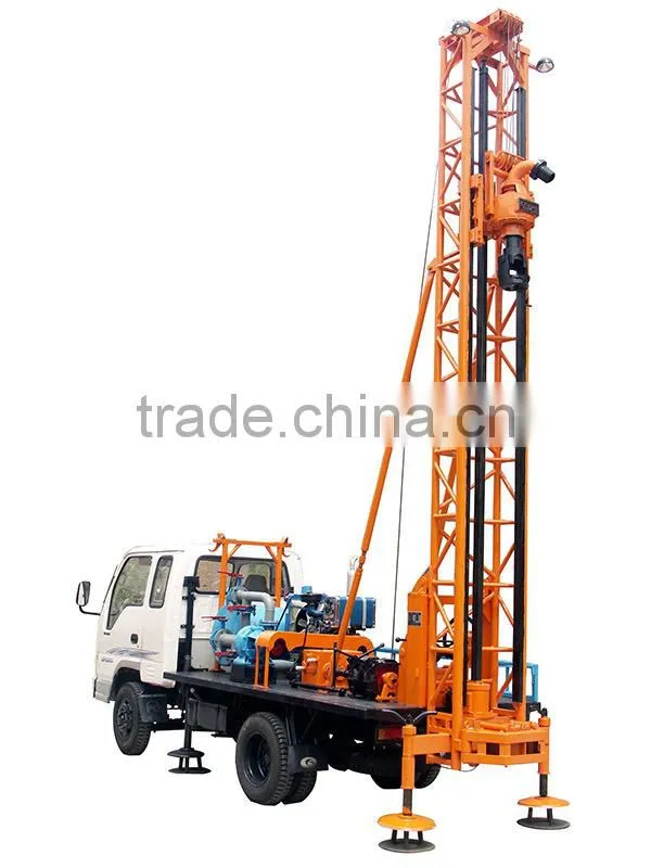 120m depth small truck mounted water well drilling equipment