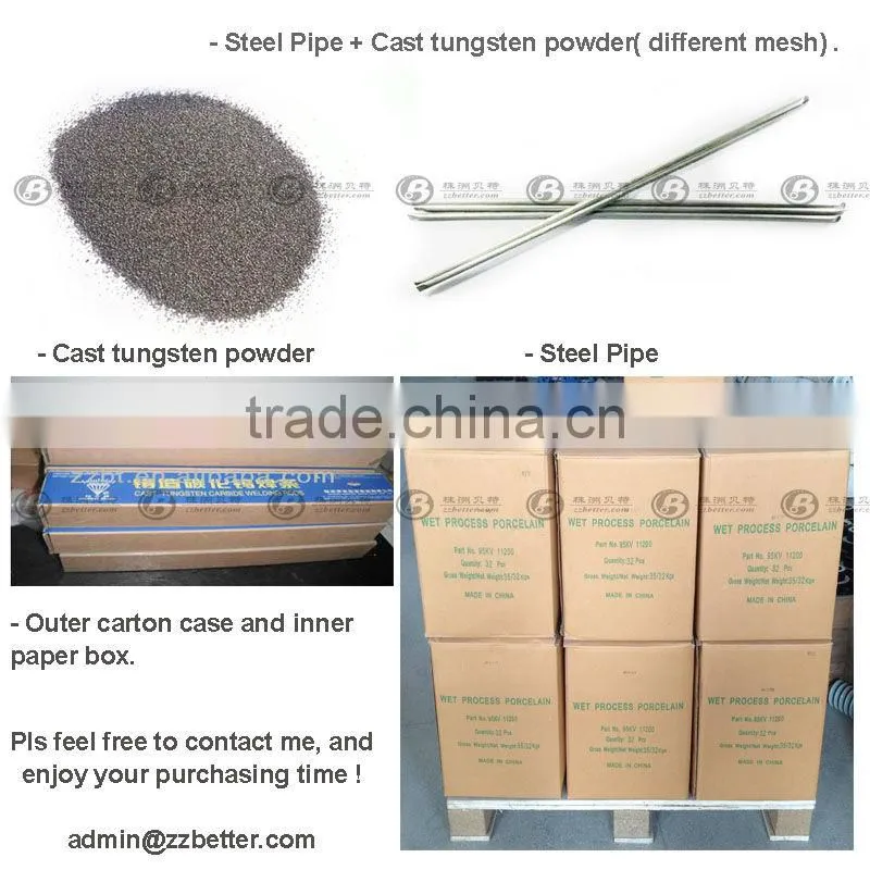 high quality cast tungsten carbide welding rod