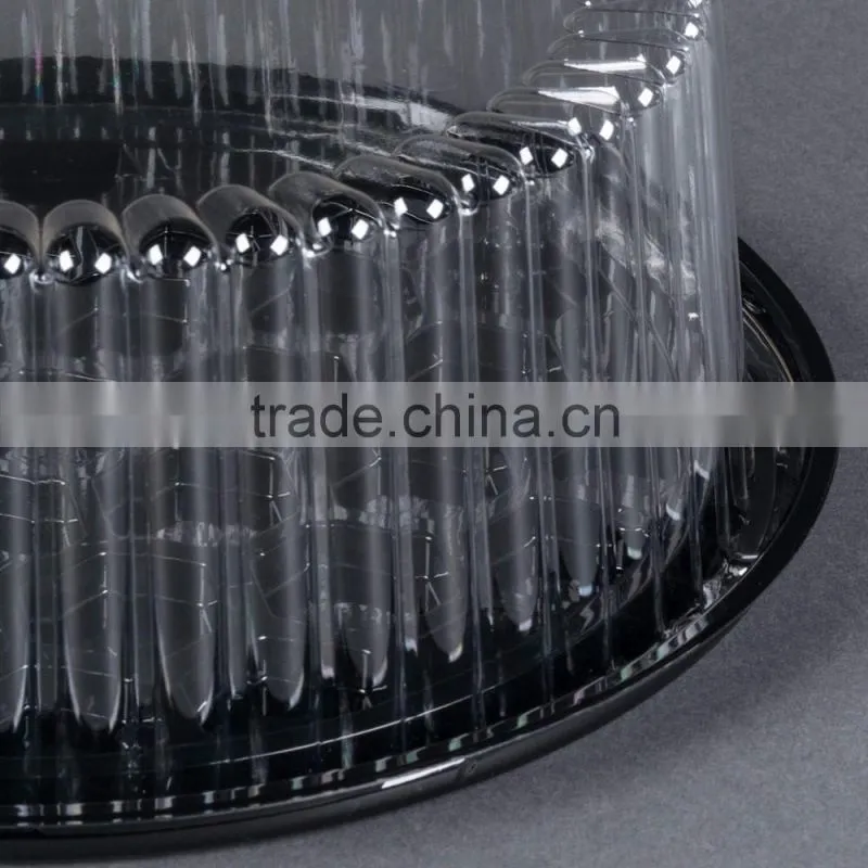 round disposable plastic cake dome containers