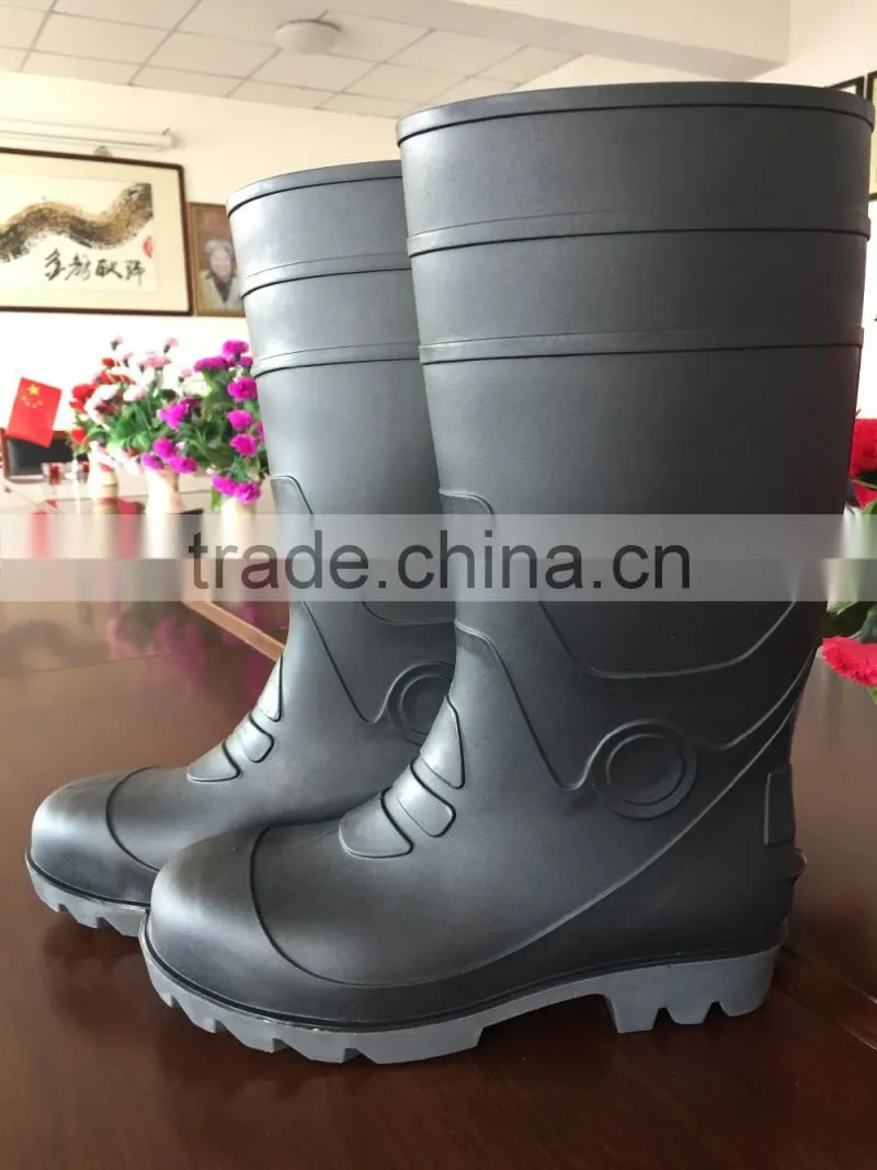 Safety boots safety shoes pvc gumboots