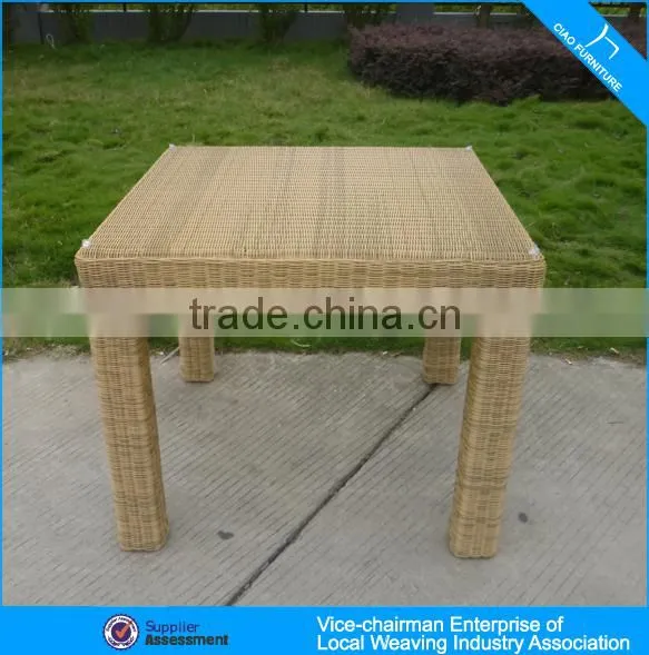 Durable exported furniture PE rattan table CF741