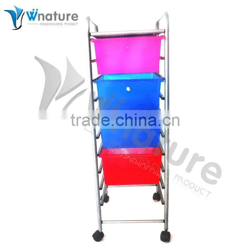 vivinature 12 Drawer Chrome Studio Organizer Cart