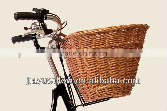 practical and durable bicycle basket wicker