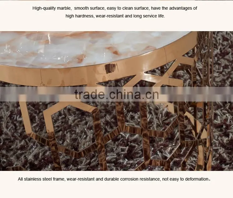 Modern Beautiful Marble Dubai Coffee Table C403