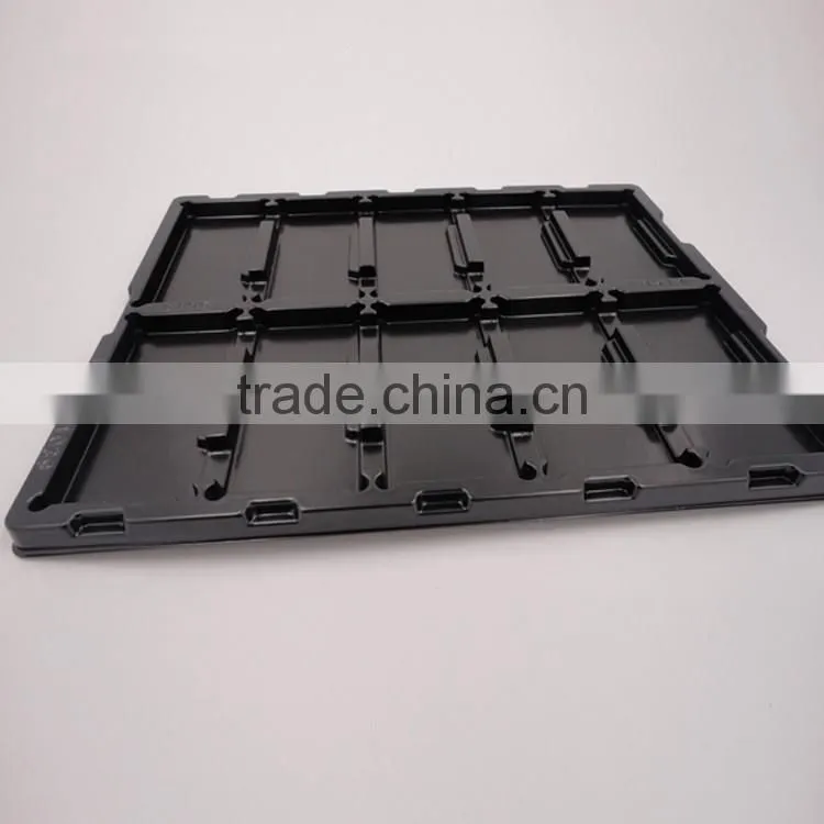 ESD plastic blister tray for packaging