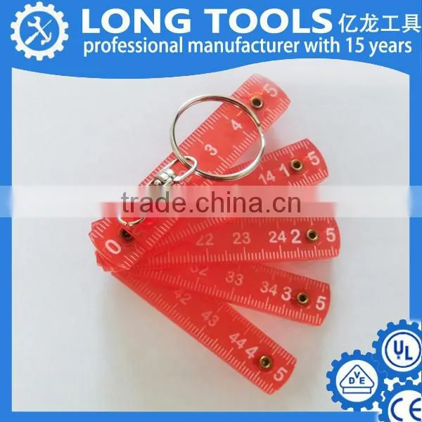 Hot selling plastic promotional folding ruler use for measuring