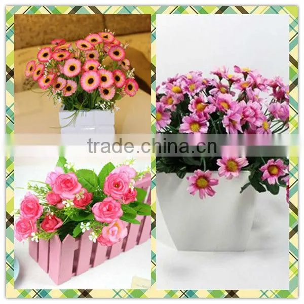 wholesale wood flower pot Wood fence box Hanging basket