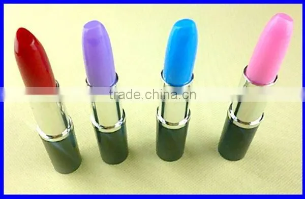 plastic lipstick ball point pen