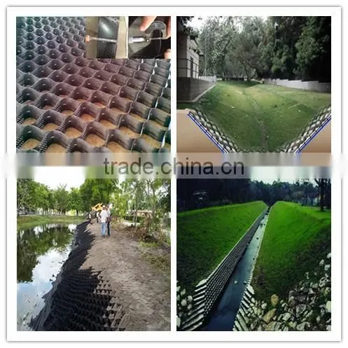 Supply cellular confinement system for soil sand gravel HDPE geocell pavers