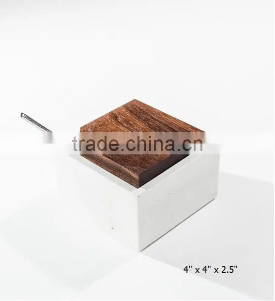Kitchen Accessories Concrete Dry Spice Pinch Cup / Pepper Pots / Salt Cellar