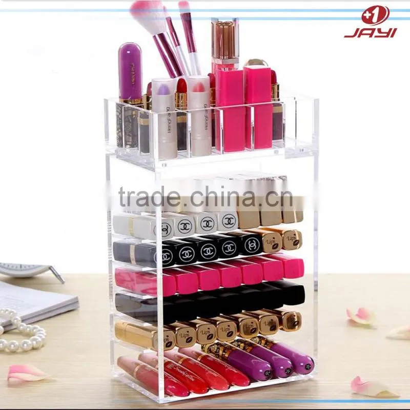 Wholesale High Quality Custom Rotating Acrylic Lipstick Holder
