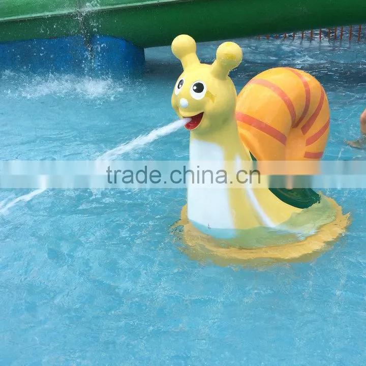 Fiberglass conch statue for water playground park