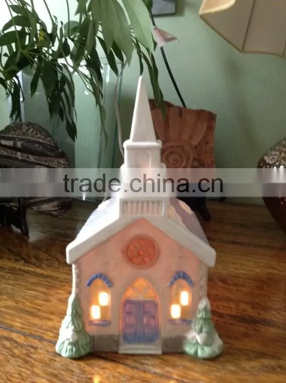 Illuminating Church,christmas decor