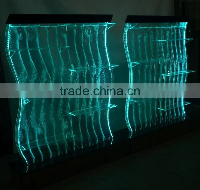 home LED swirl acrylic water bubble panel