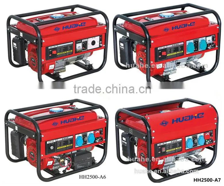 2kw ac single phase gasoline generator 5.5hp