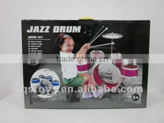 5pcs Musical Jazz drum kit toy with chair QS110506019