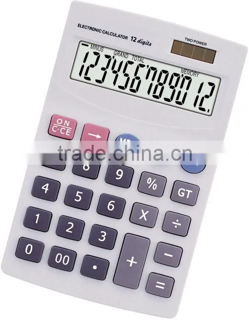 2016 big dislay and two power 12 digits scientific calculator PRS-512342