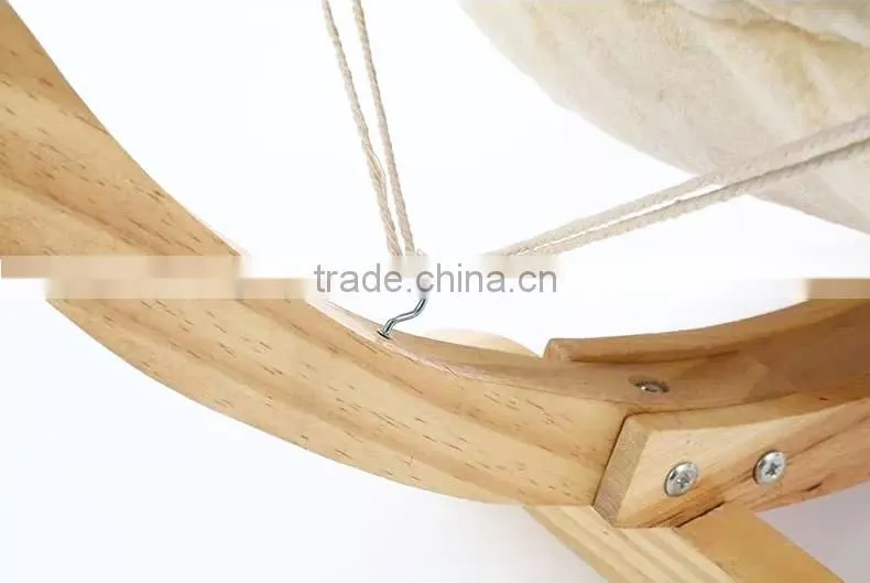 Cat Hammock with Wooden Frame /Wooden hammock with canopy