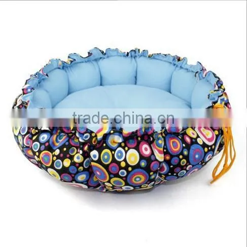Wholesale super thick flannelette material indoor sleeping pet bed