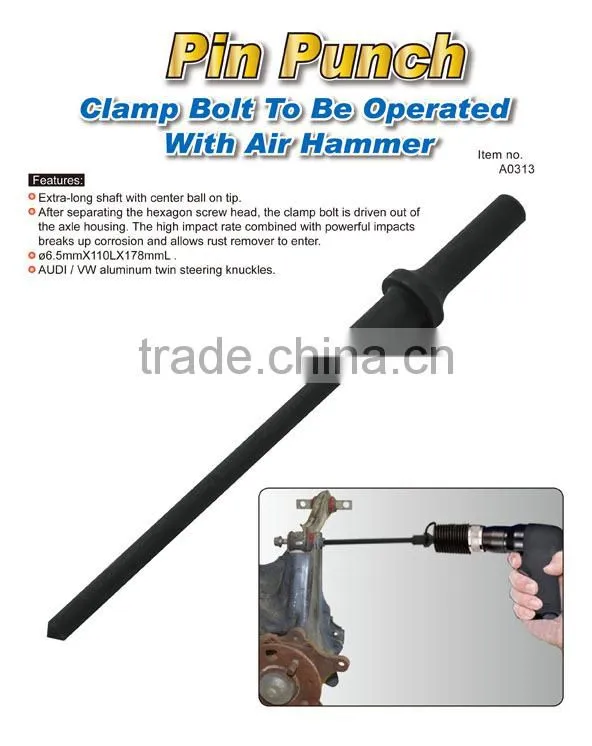Pin Punch, Clamp Bolt To Be Operated With Air Hammer