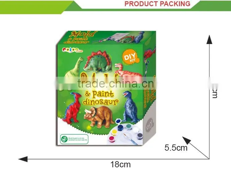 DIY educational animal toys designs kids painting set