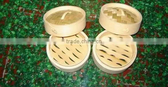 bamboo dim sum steamers