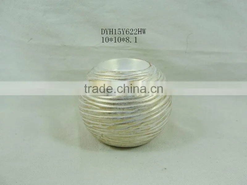 Round Ceramic Candle Holders Chirstmas decorations