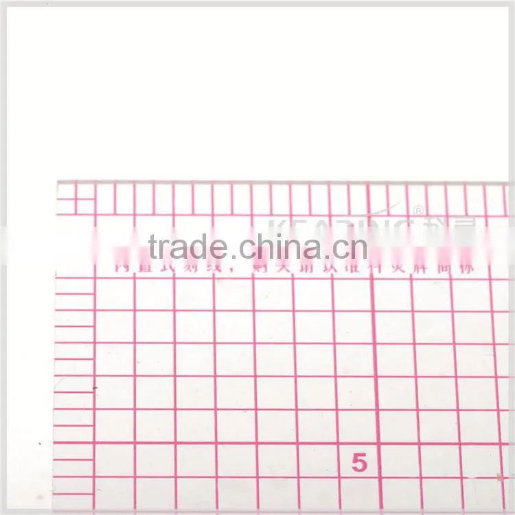 Kearing 1.2mm thickness Fashion Design Rulers Plastic Garment Ruler for Patchwork #B70