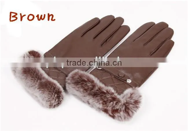high quality fashion leather gloves
