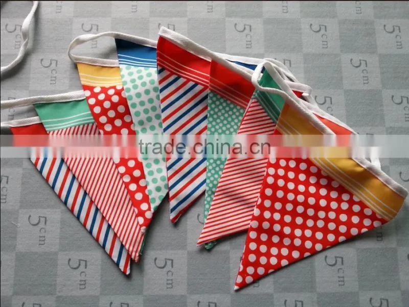 printed pennant bunting flag