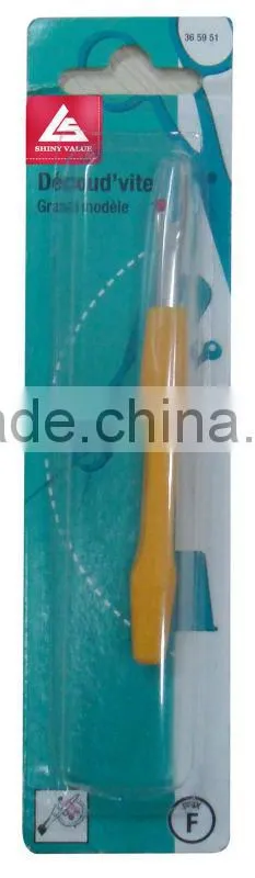Clear Plastic Cap Stitch Unpicker Yellow Industrial Seam Ripper Wholesale