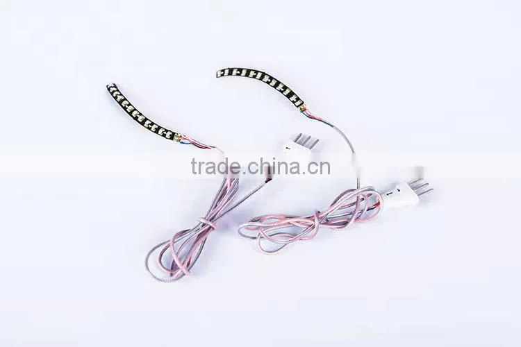 2017 new design unique cool color changing Interactive LED shiny false eyelashes FLashes Interactive LED Eyelashes