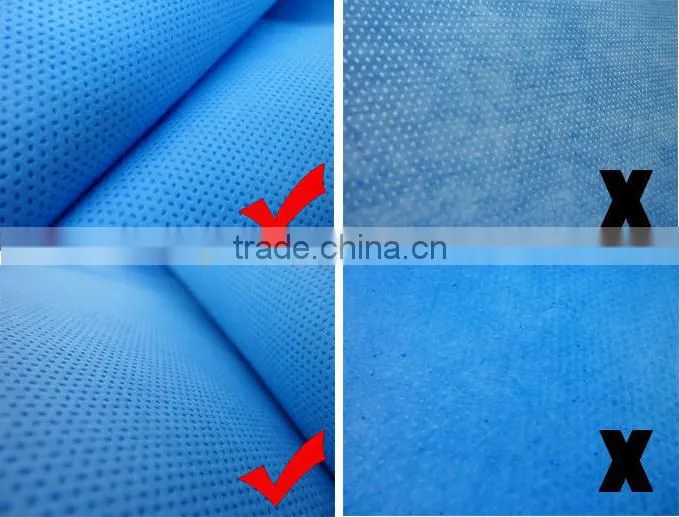 Medical and health water-resistant non-woven fabrics