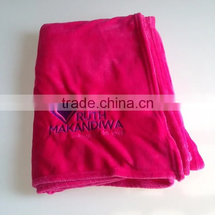 soft microfiber heavry fleece plush blanket wholesale