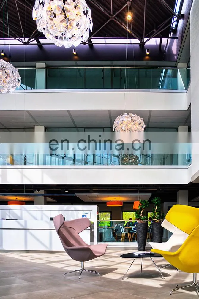 Balcony Frameless Glass Balustrade with Aluminium U Channel