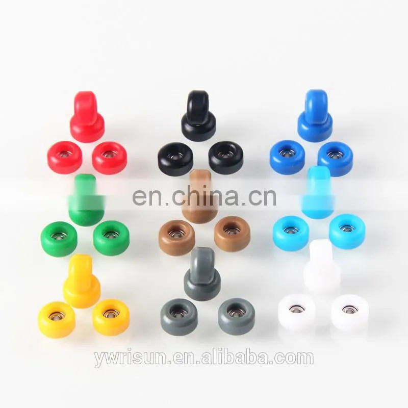 WFSN0004 Wholesale Finger skateboard Blue Wheels Mini Fingerboard Bearing Wheels