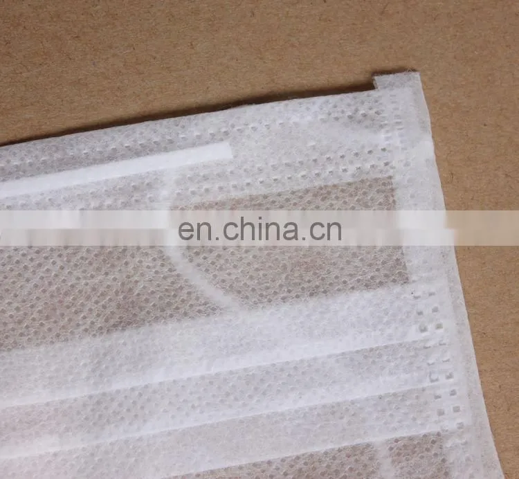 white Surgeon Face Mask/1-Ply Face Mask/Nonwoven Surgical Mask With CE