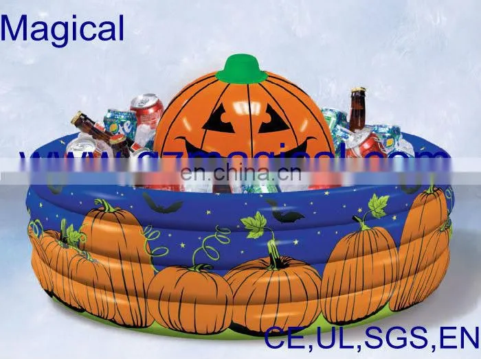 Inflatable Pumpkin bounce house for Halloween