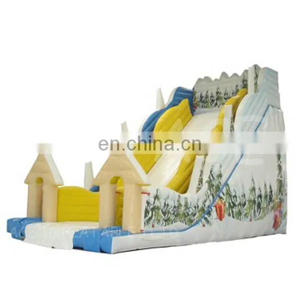 Commercial grade Inflatable snow world Slide for sale