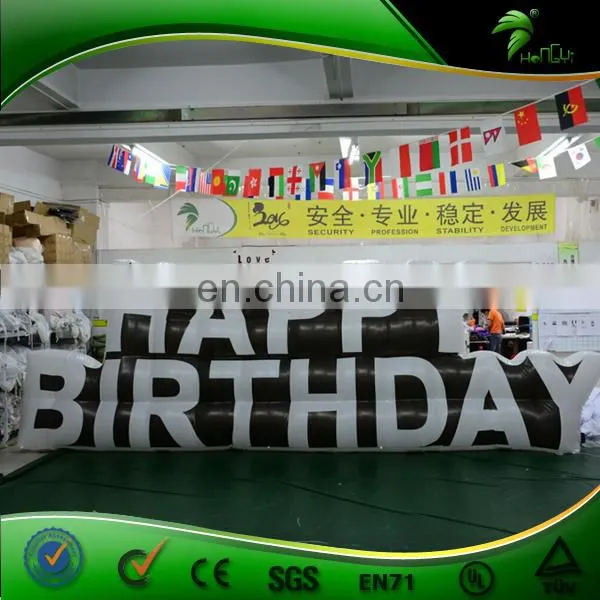 ABC Customized Design Inflatable Letter Balloon Color Change LED Lighting Trade Show Ball Birthday Party Display