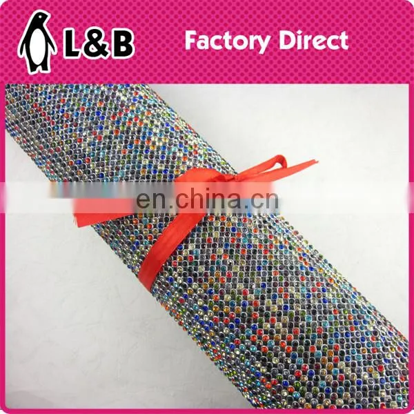 FREE SAMPLE hot fix rhinestone mesh for shoe decoration