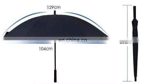 new fashion high quality yellow golf umbrella promotional for sale