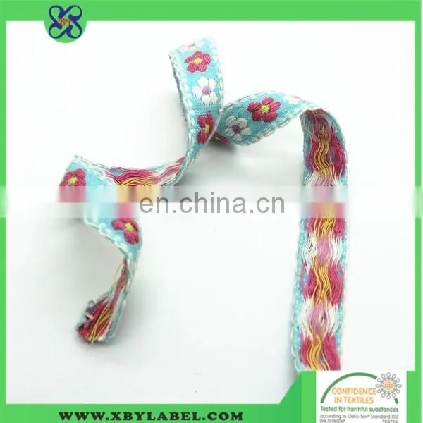 Custom woven ribbon in webbing/woven ribbon belt