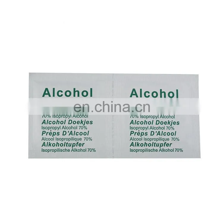 promotional unique customising logo printable alcohol tissue